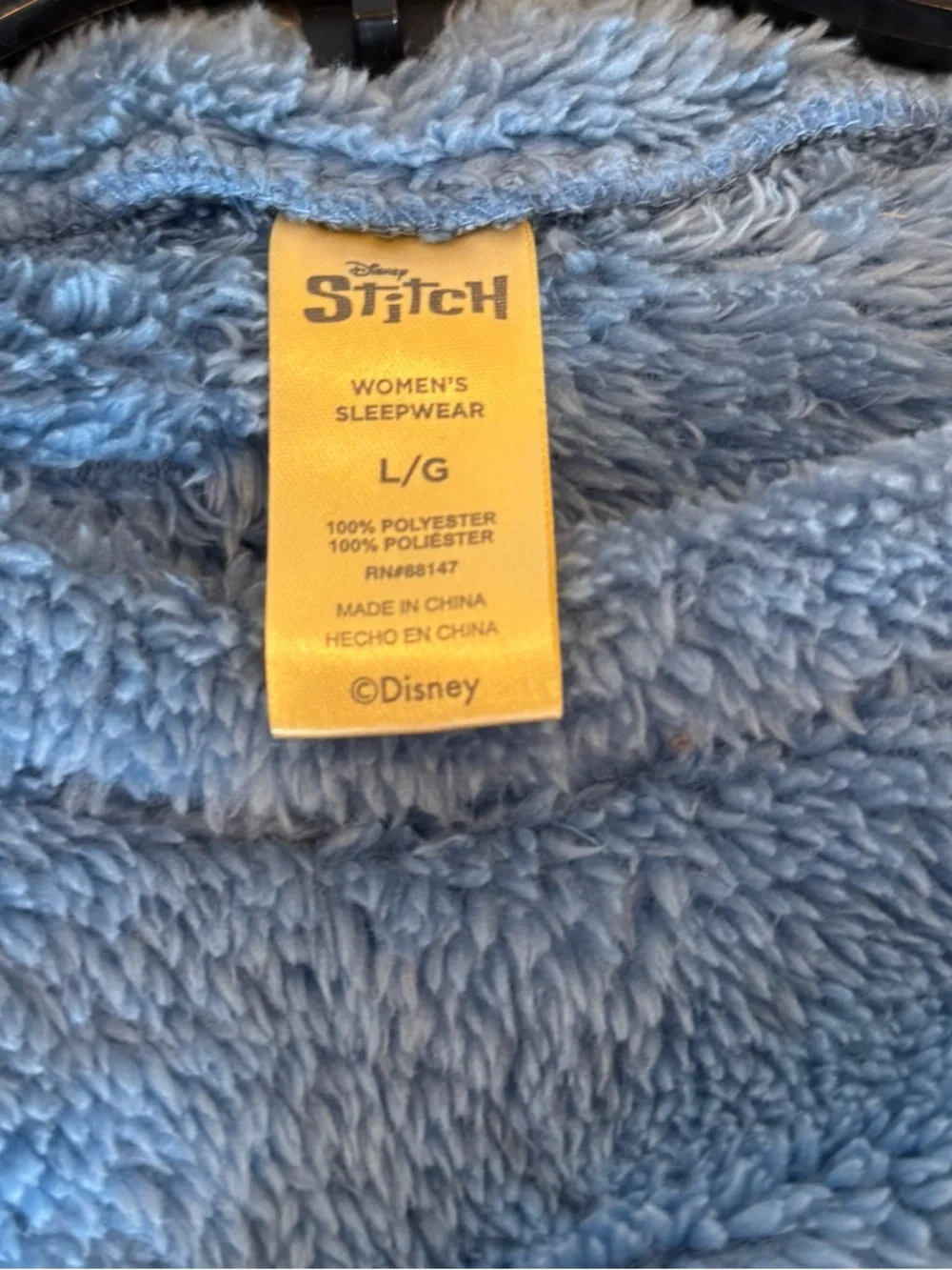 Disney Stitch Plush Women's Sleepwear - Light Blue - Picture 4 of 4